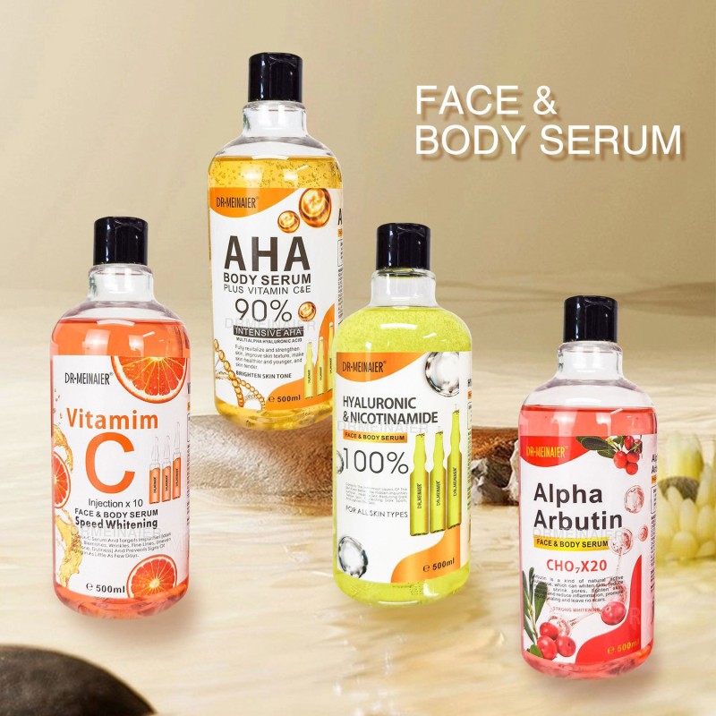 Best Whitening Serum Vitamin c AHA Arbutin Serum Skin Care Facial Body Hydration Anti-aging Spot clear Facial Serum