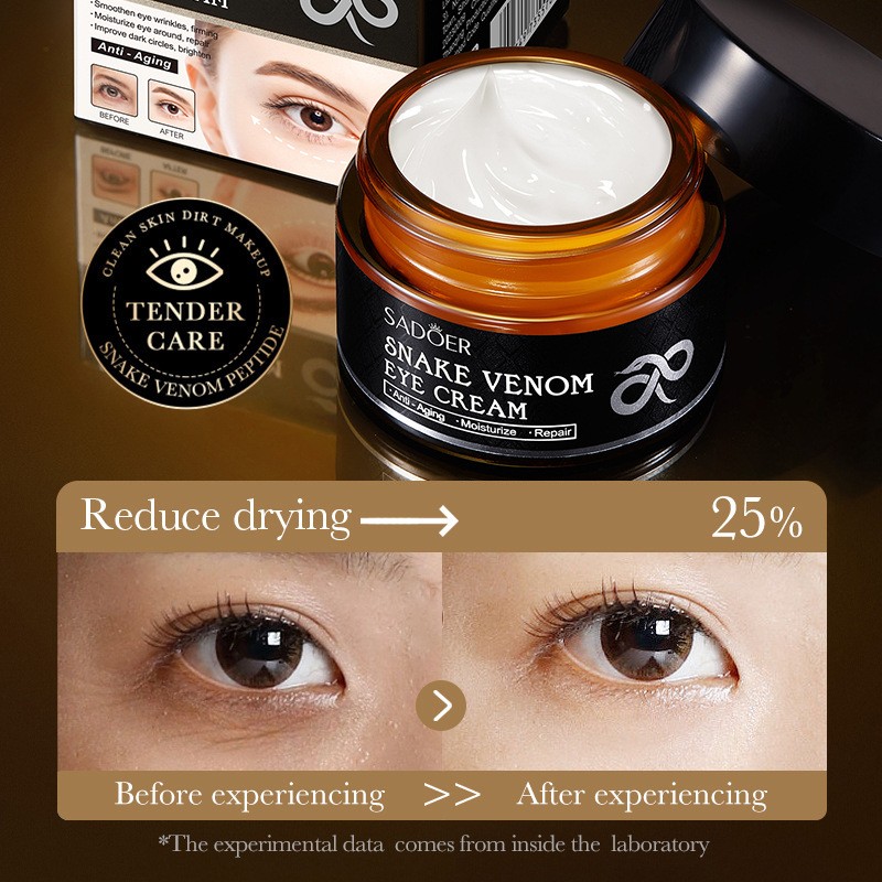 Hot Selling Anti-aging Anti-wrinkle Tight Moisturizing Eye Bags Remove Retinol Relieve Puffiness Brighten Eyes Cream