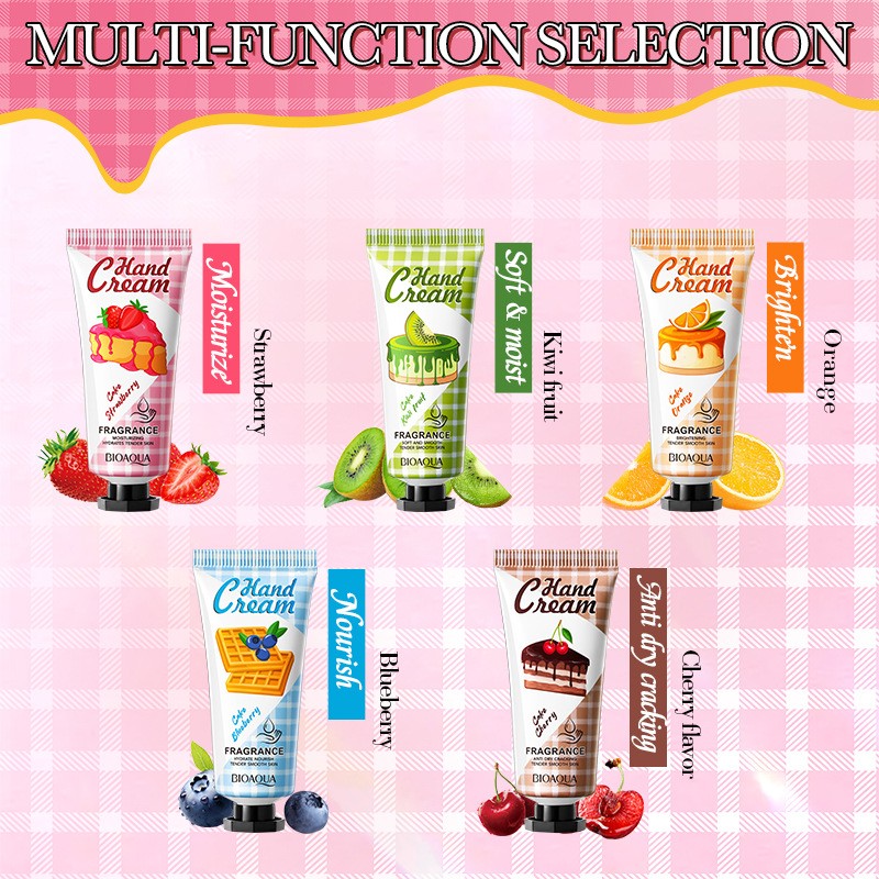 Top Brand Cake Strawberry Fragrance Moisturizing Hand Cream Lightweight Non-greasy Dry Skin Repair Moisturizing