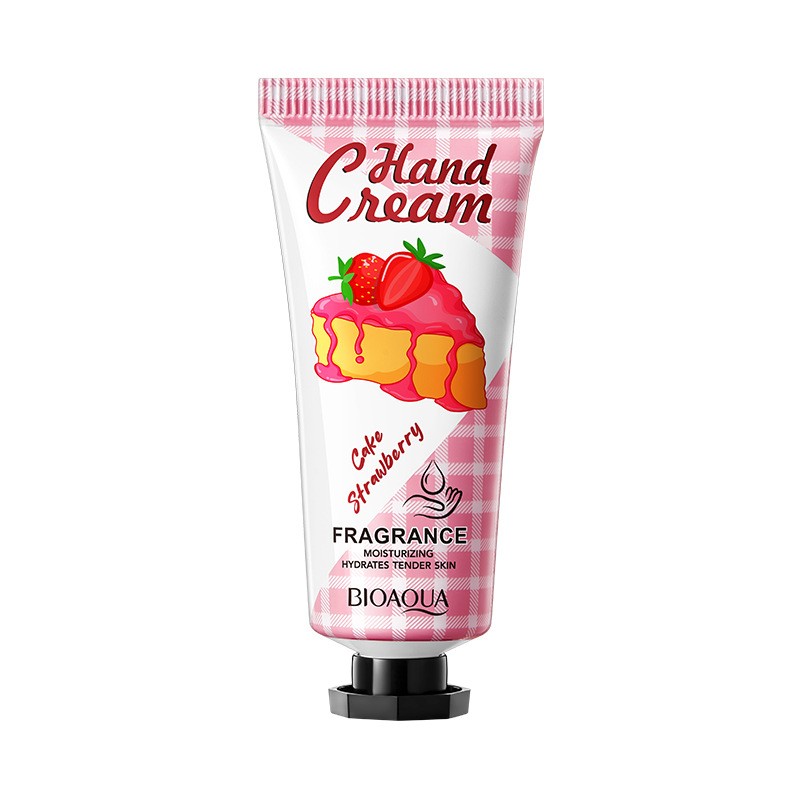 Top Brand Cake Strawberry Fragrance Moisturizing Hand Cream Lightweight Non-greasy Dry Skin Repair Moisturizing