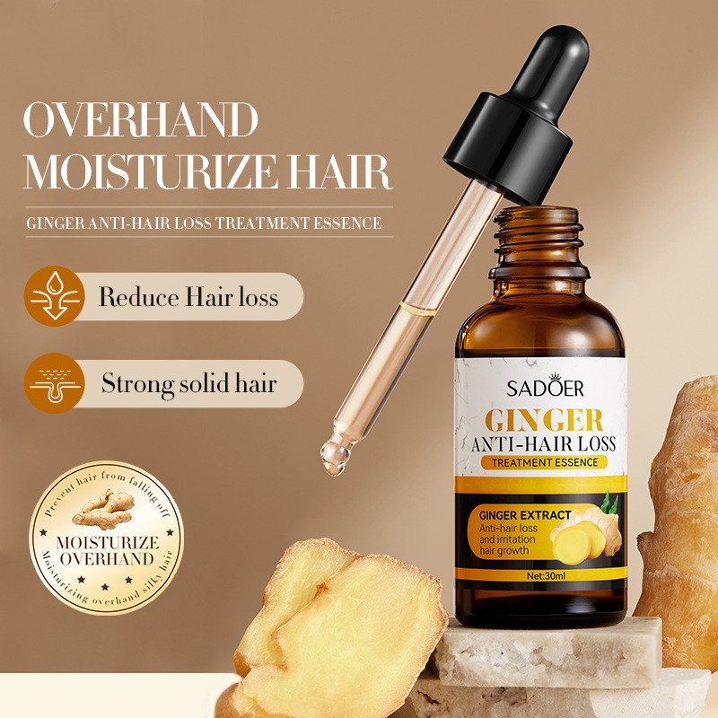 Hot Custom Wild Improve Frizzy Hair Oil Ginger Hair Prevention Hair Loss Durable Soft Shiny Hair Suitable for Rough Dry Hair