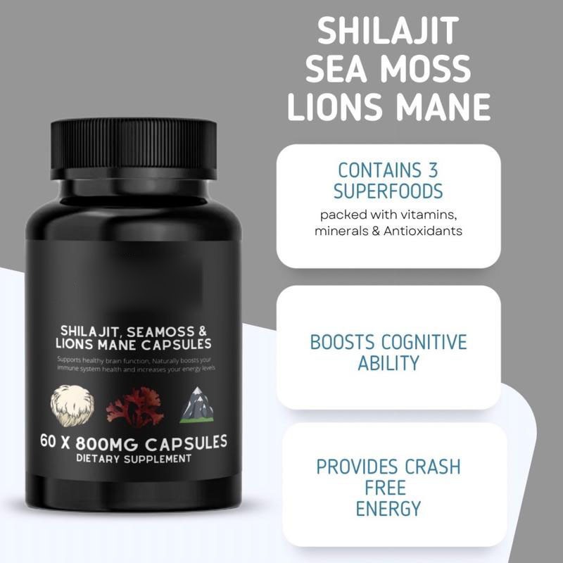Shilajit Extract Capsules Supplier - Natural Adult Dietary