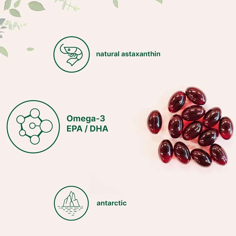 Krill Oil Softgels Supplier - OEM Pure Natural 500mg