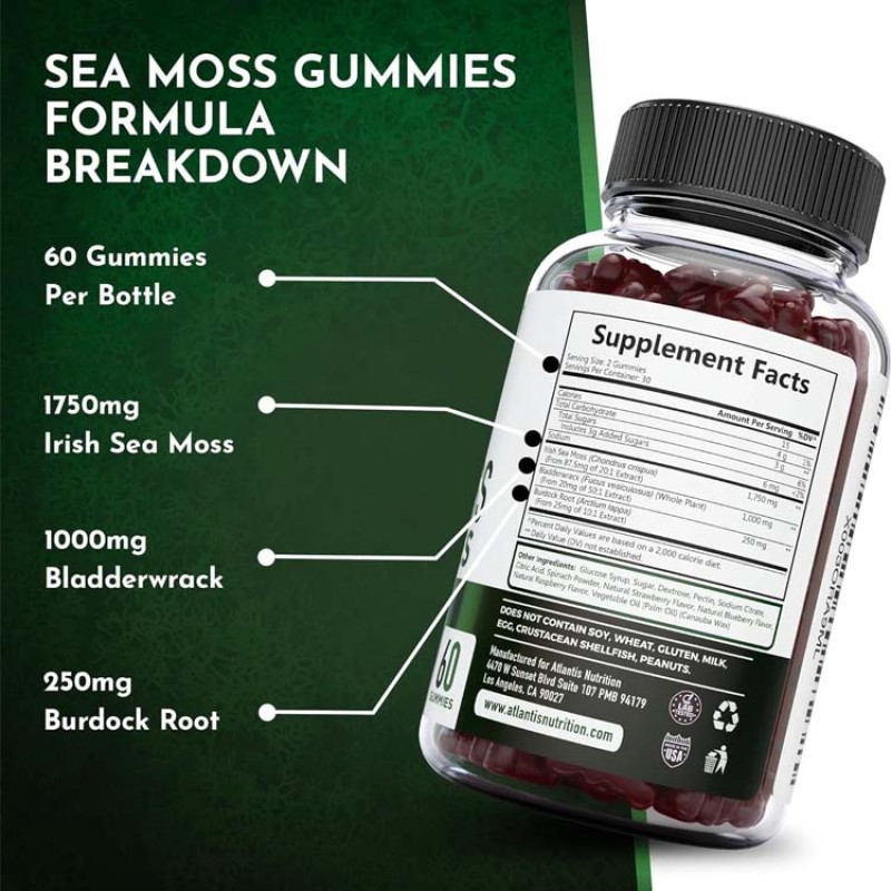 Sea Moss Gummies Factory - Private Label Vegan