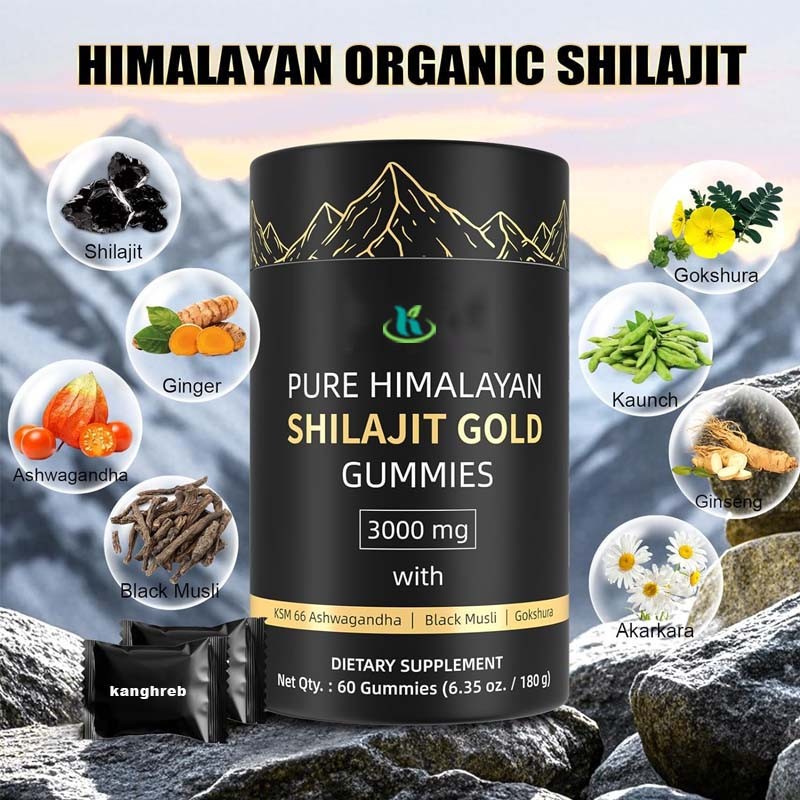 Shilajit Gummies Factory - OEM Hot Sale 3000mg