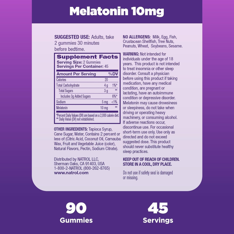 Melatonin Gummies Supplier - Wholesale Price 10mg