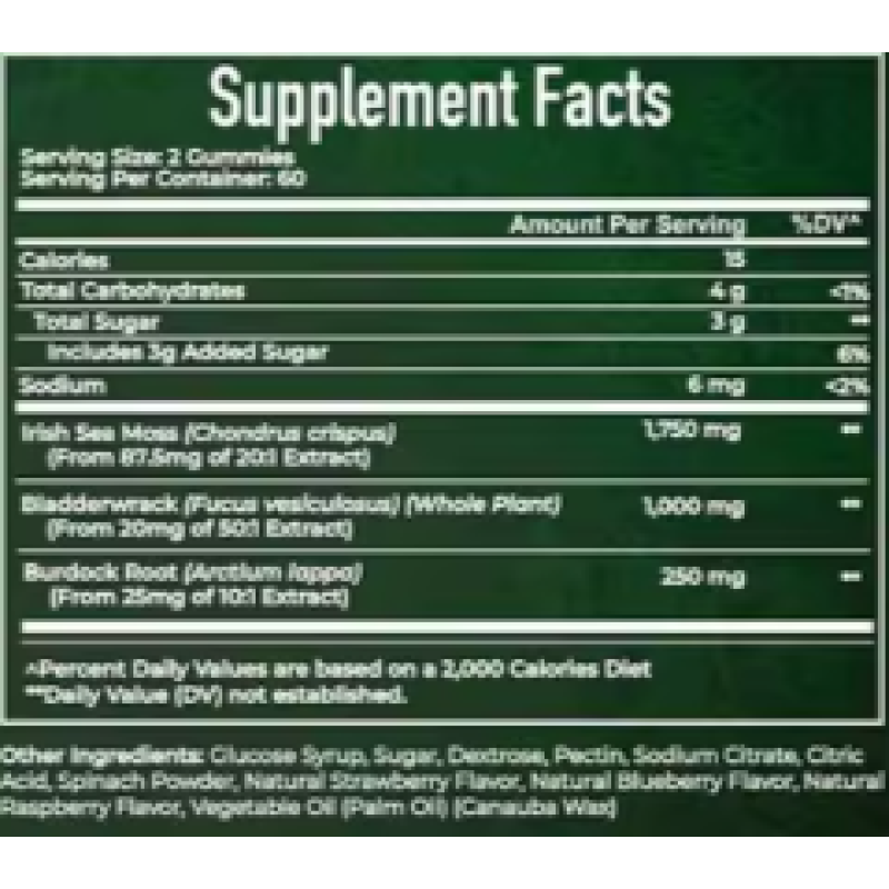 Seamoss Gummies Factory - Vegan Organic Sea Moss