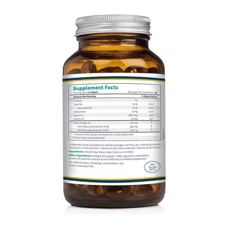 Omega 3 Softgels Supplier - Fish Oil 1000mg Cod