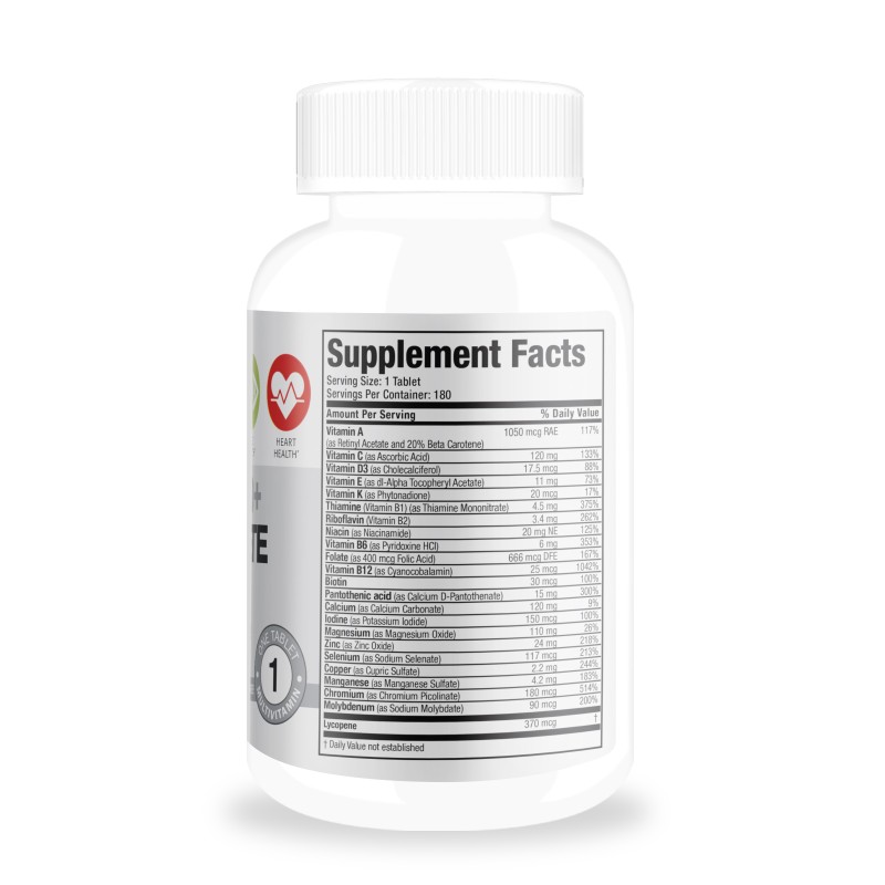 Men Multivitamin Supplier - 50 Plus Complete 180 Tablets