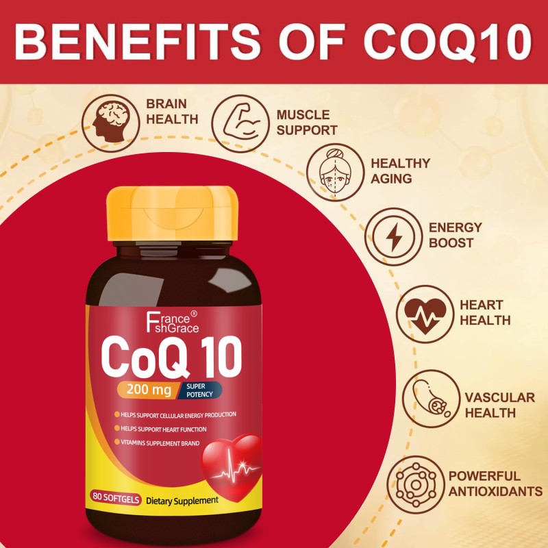 CoQ10 Softgels Manufacturer - Organic Free Radical Protection