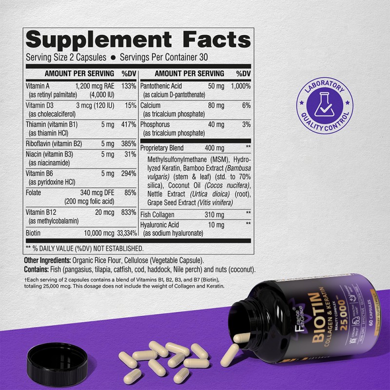 Biotin Supplement Manufacturer - Hyaluronic Acid Collagen