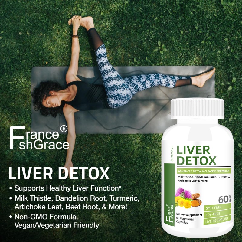Liver Detox Supplement Factory - Milk Thistle Support 60ct