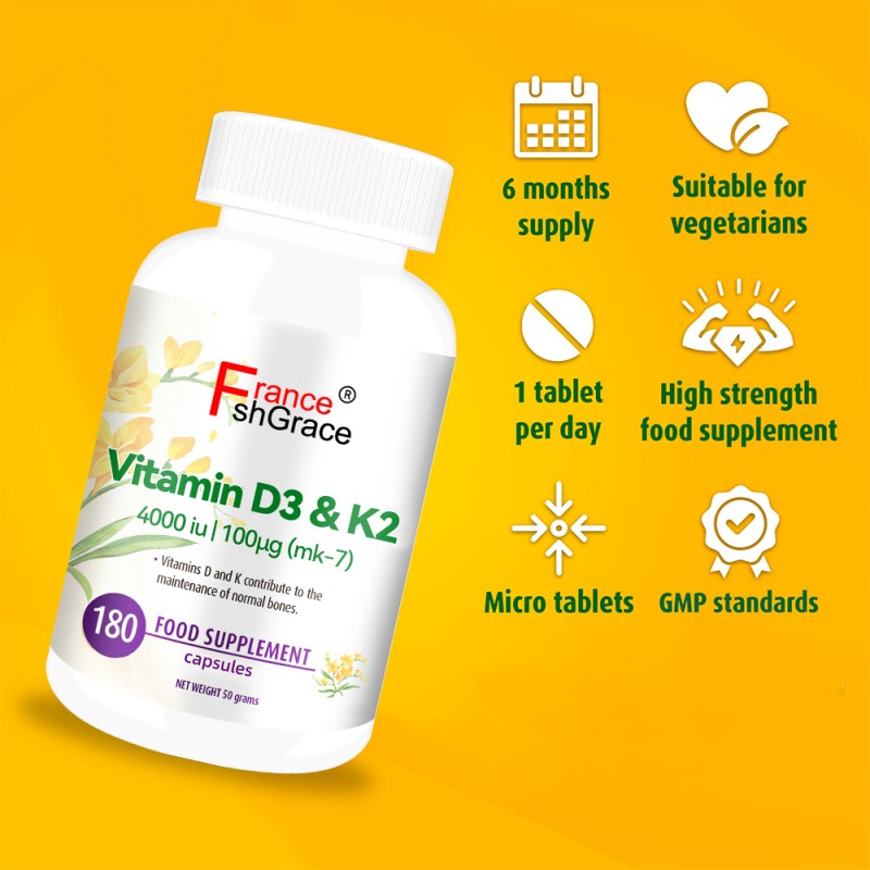 Vitamin D3 K2 Supplier - Custom Immune System Support