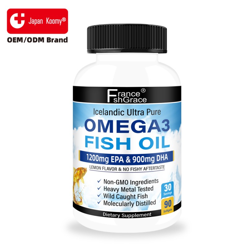 Fish Oil Softgels Factory - Omega 3 Immune Heart