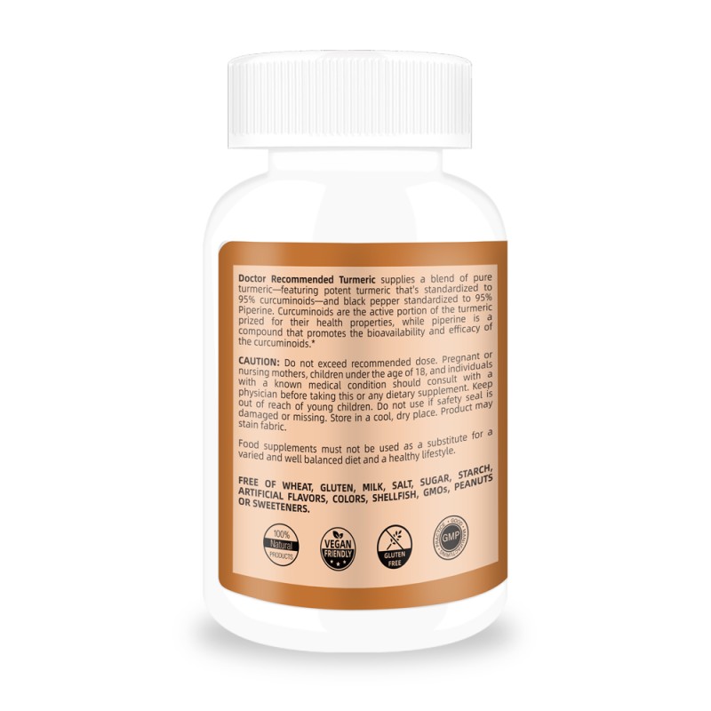 Turmeric Curcumin Manufacturer - 2250mg Bioperine Memory