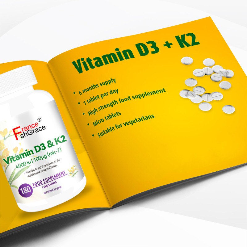 Vitamin D3 K2 Supplier - Custom Immune System Support
