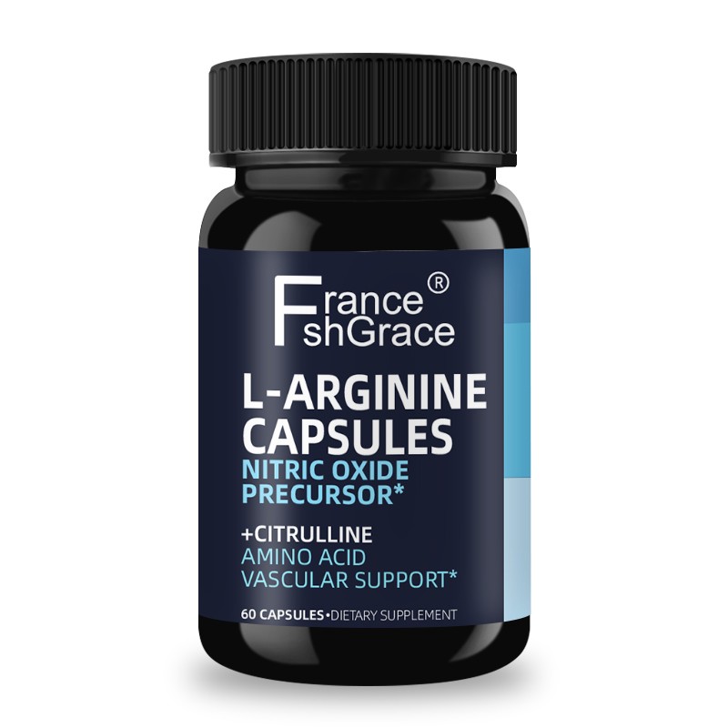 L-Arginine Capsules Factory - Nitric Oxide Supplement 60ct