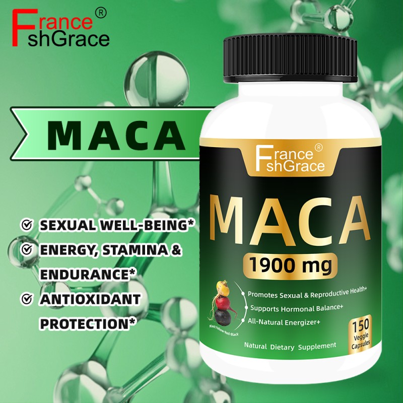 Black Maca Capsules Supplier - High Purity 150 Count