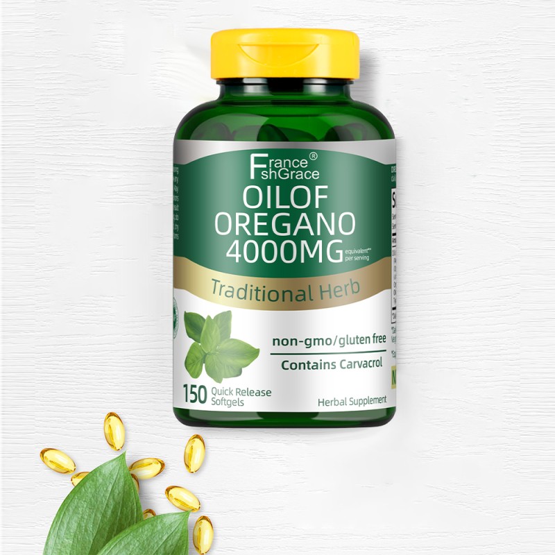 Oregano Oil Softgels Factory - 4000mg Intestinal Health