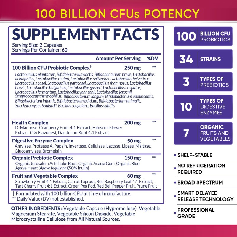 Probiotics Supplement Factory - Nutrient Absorption Gut