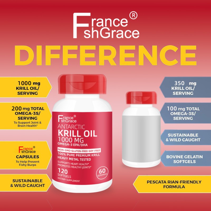 Krill Oil Supplement Manufacturer - 1000mg Omega 3 Heart