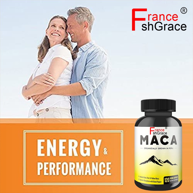 Maca Root Capsules Factory - Vegan Energy Mood Enhancement