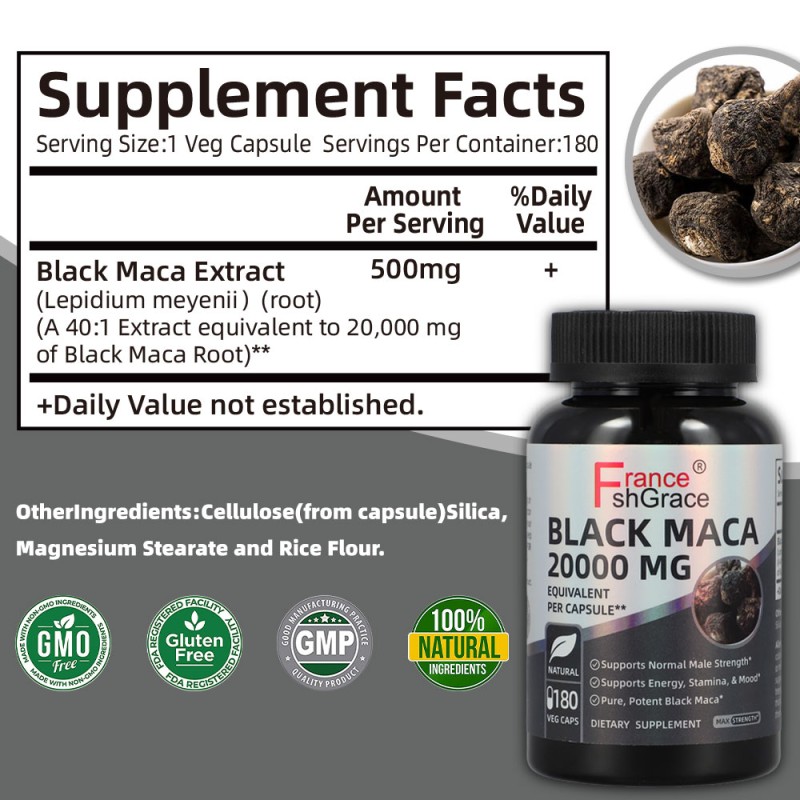 Maca Root Capsules Manufacturer - Extra Strength Stamina