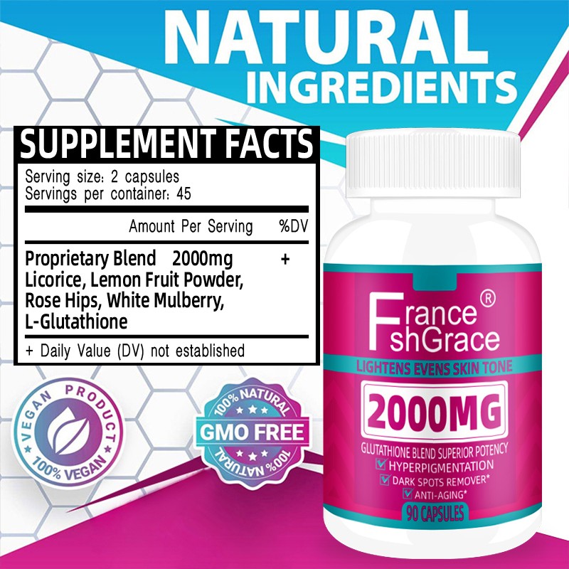 Skin Whitening Capsules Factory - Antioxidant 90 Capsules