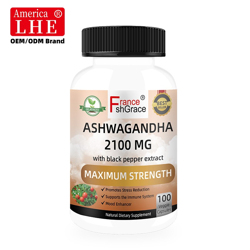 Ashwagandha Capsules Supplier - 2100mg Organic Stress Relief