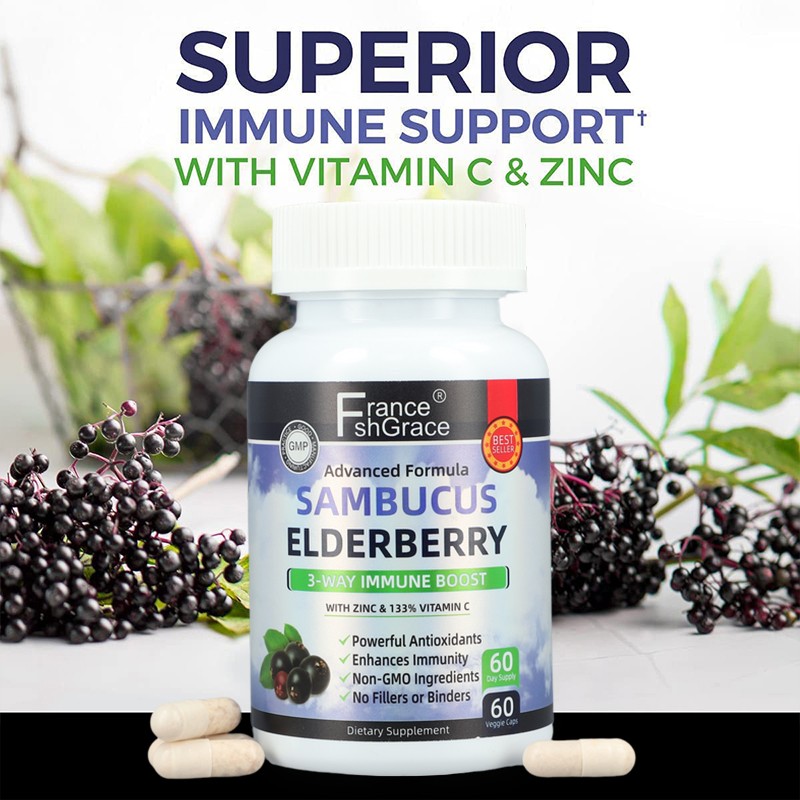 Elderberry Supplement Supplier - Natural Immune Support Capsules
