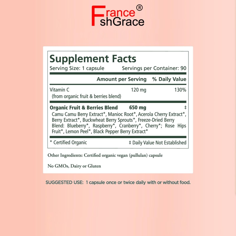 Vitamin C Capsules Supplier - Non GMO Immune 90 Capsules