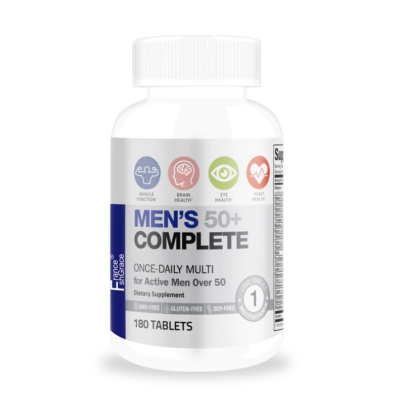 Men Multivitamin Supplier - 50 Plus Complete 180 Tablets