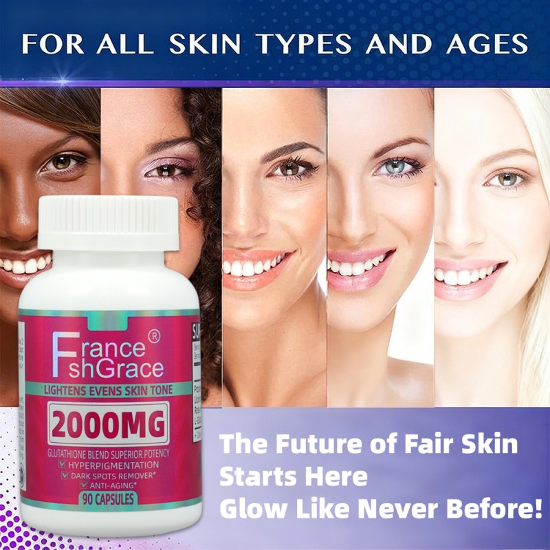 Skin Whitening Capsules Factory - Plant Extracts 90 Capsules