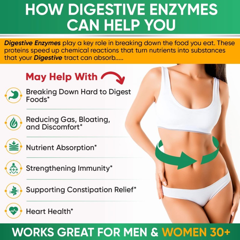 Digestive Enzymes Supplier - Plant Based Vegan 180ct