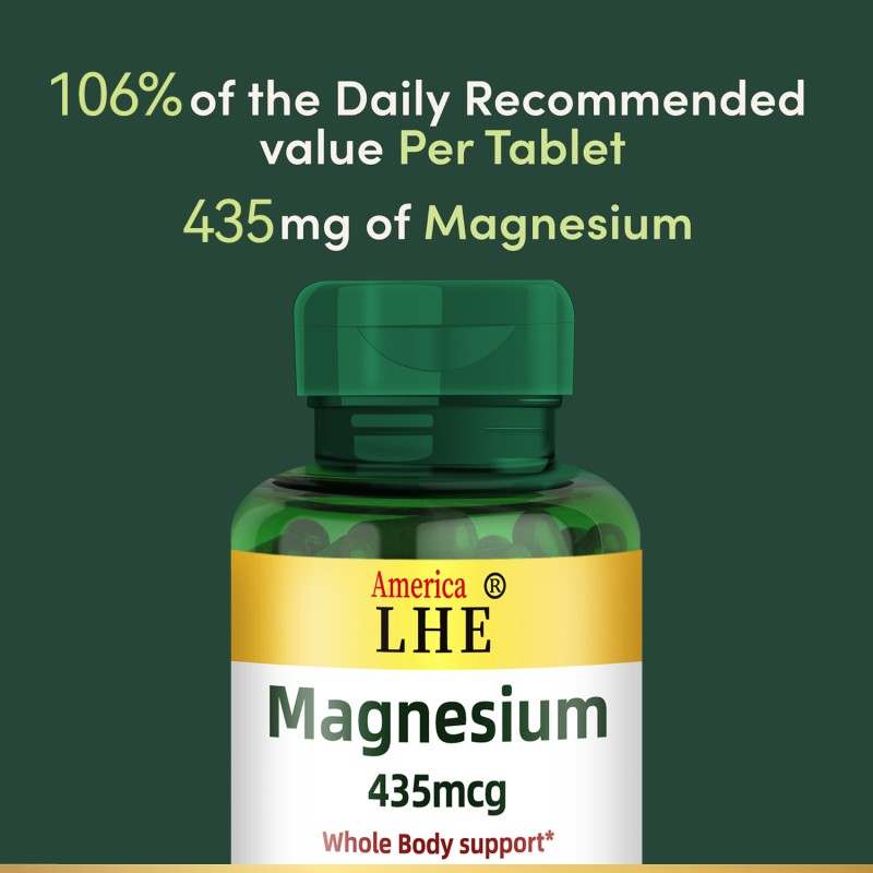 Magnesium Tablets Manufacturer - Muscle Heart Nerve Bone