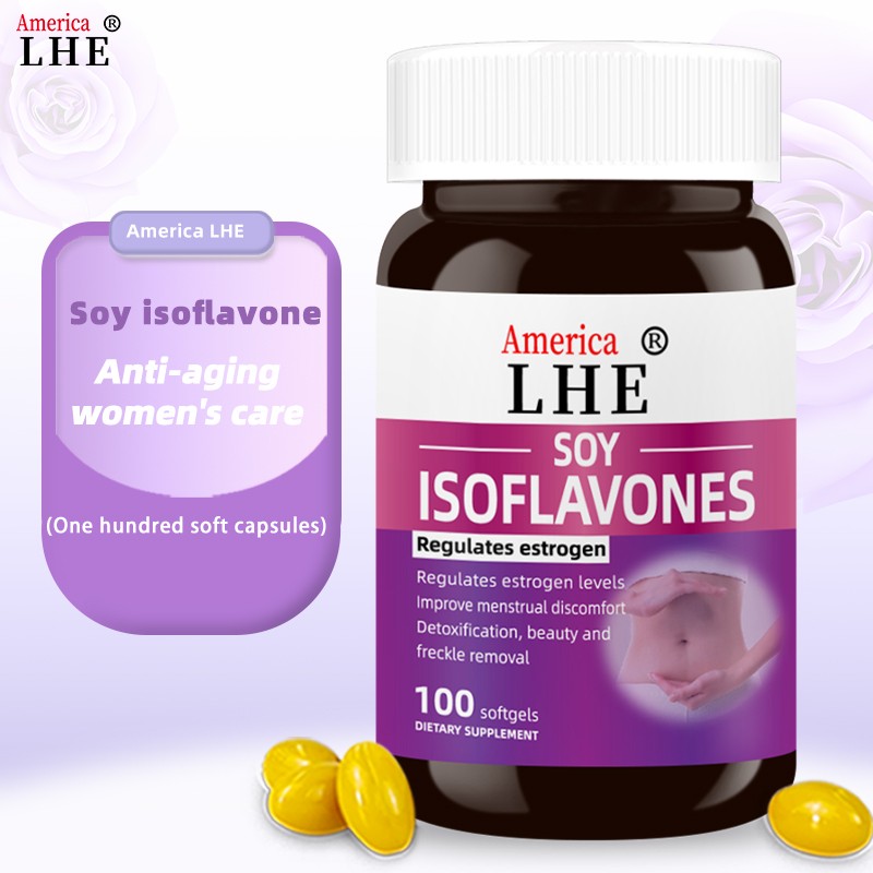 Soy Isoflavones Softgels Factory - Custom Estrogen Support