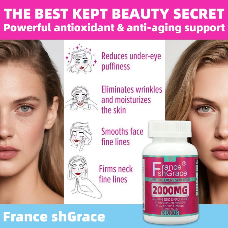 Skin Whitening Capsules Factory - Plant Extracts 90 Capsules