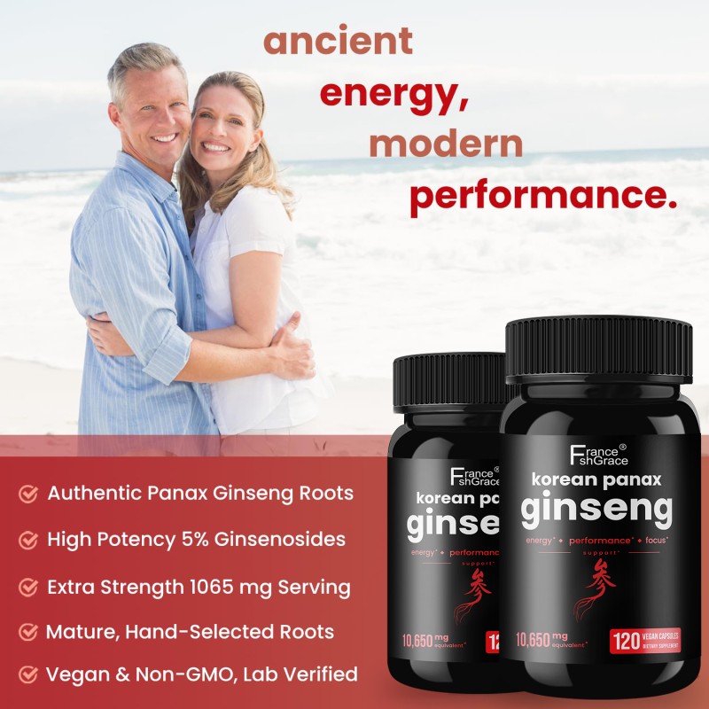 Red Panax Ginseng Factory - Korean Root Extract 120ct