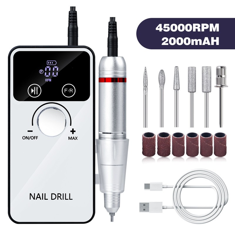 HighSpeed Nail Drill Manufacturer - 45000RPM Portable