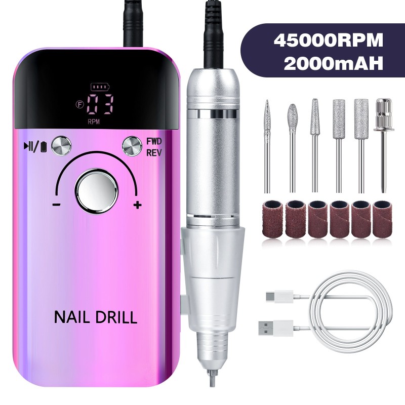 Nail Drill Machine Factory - Cordless Ceramic Bit