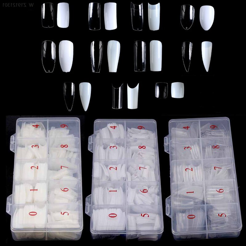 Acrylic Nails Manufacturer - Clear Oval Ballerina