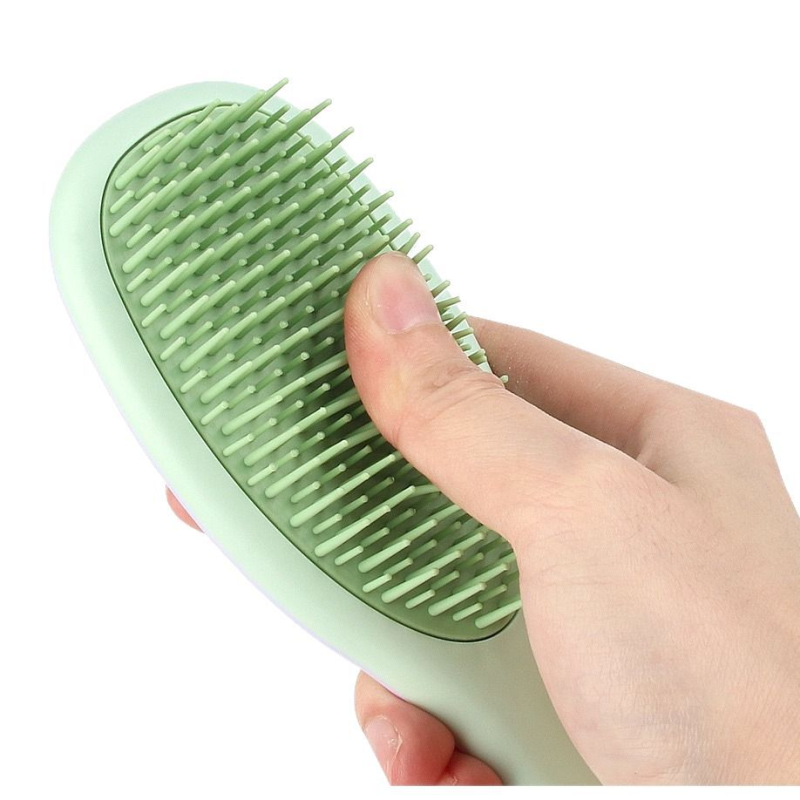 Silicone Comb Brush Supplier - 2-in-1 Scalp Massage