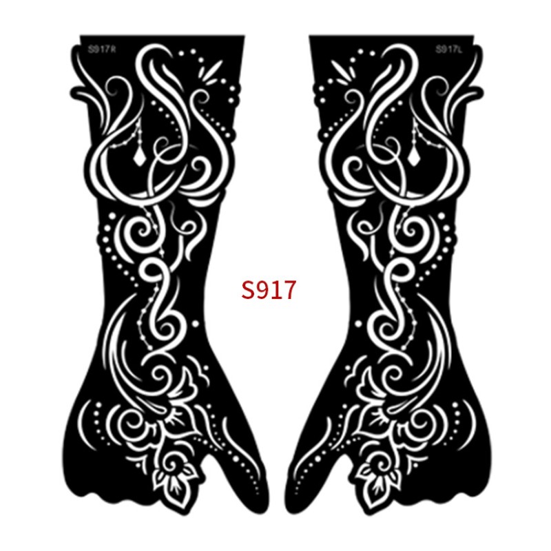 Glitter Tattoo Supplier - Airbrush Various Patterns