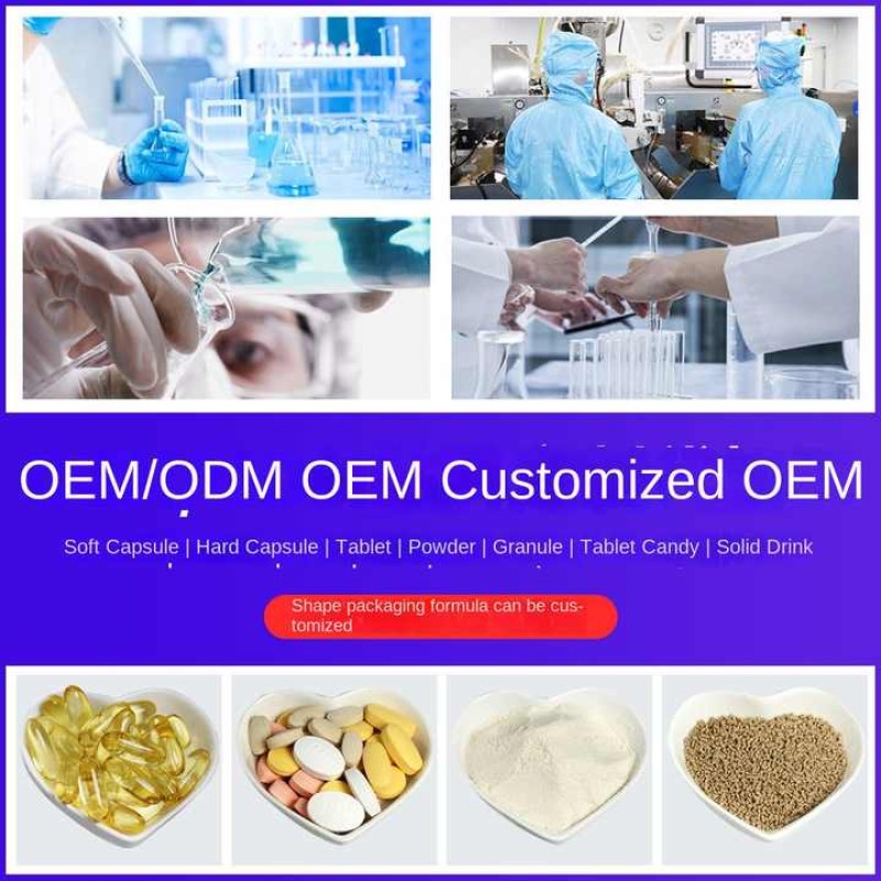 OEM Source Factory's Cross-Border Adult Vitamins Ergothioneine Capsules Ergothiazine for Mitochondrial Health Big Trade Product