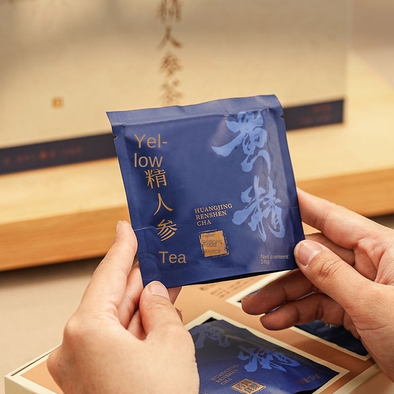 Men's Gift Box Health Tea Polysemine Ginseng Medicinal Tea Substitute