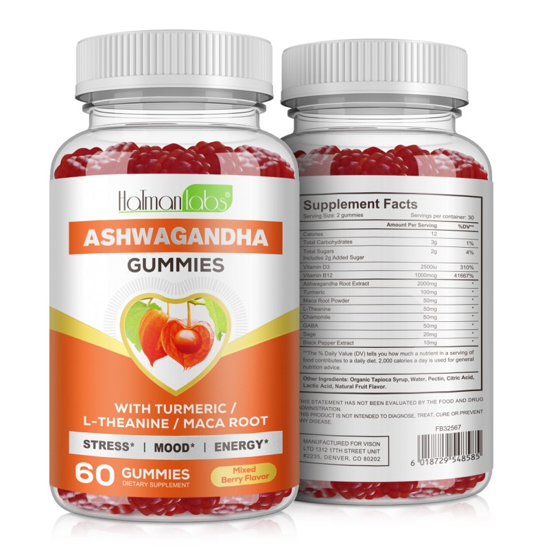 Ashwagandha Gummies Manufacturer - Stress Relief