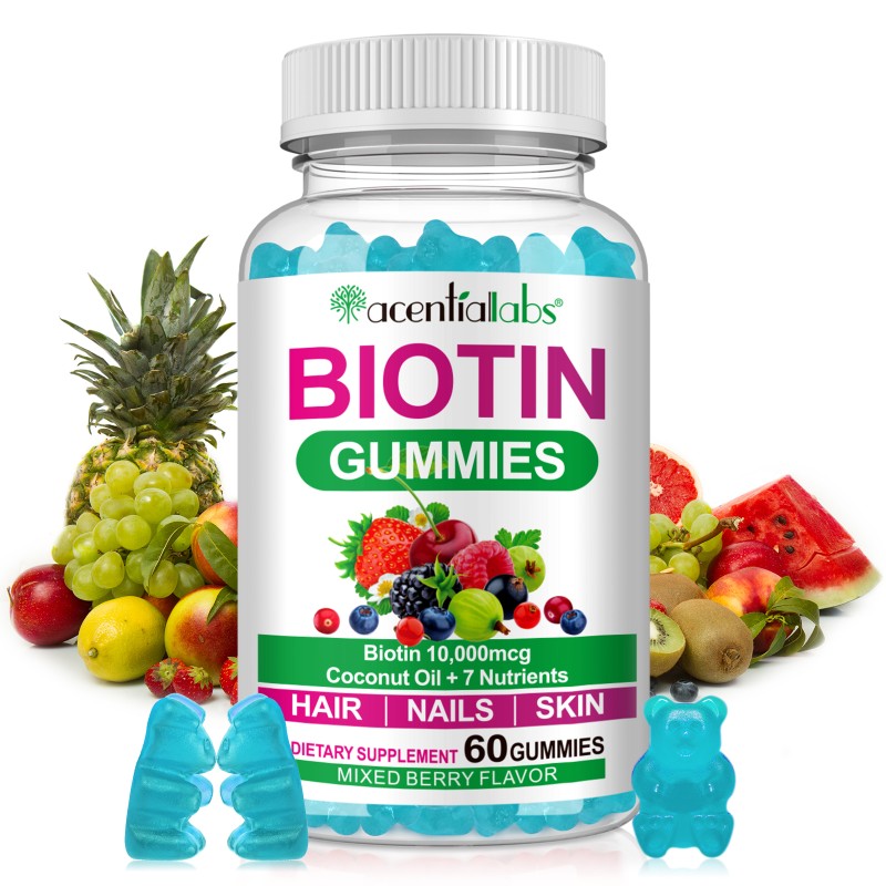 Biotin Gummies Factory - Hair Skin Nails