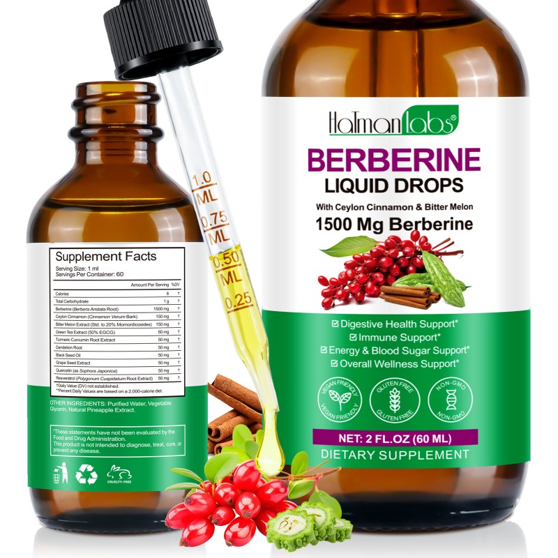 Berberine Liquid Drops Supplier - Cinnamon Blend
