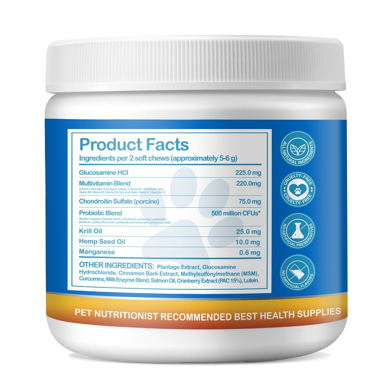 Pet Hemp Supplement Manufacturer - Joint Support