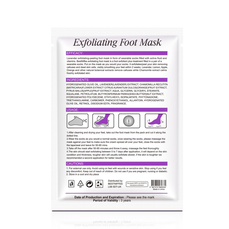 Lavender Foot Peel Manufacturer - Natural